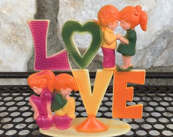Vintage Wilton Love Cake Topper