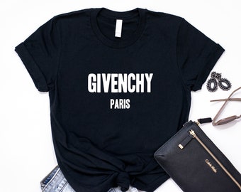 Givenchy Paris T Shirt, Givenchy T-shirt, Paris Shirt, Unisex TShirt, Hand Printed, Premium Tee