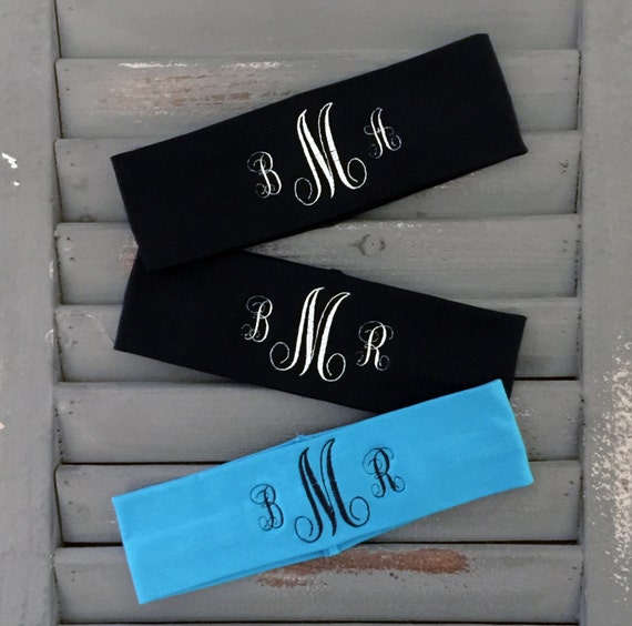 Personalized Monogrammed Headband Set of 3