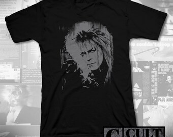 labyrinth - jareth - black t-shirt - david bowie - RIP