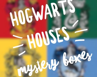 Hogwarts Houses Themed Mystery Box Choose Your Theme Gryffindor Ravenclaw Slytherin Hufflepuff