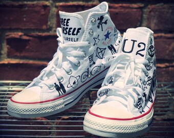 U2 Icon CONVERSE HI-TOPS