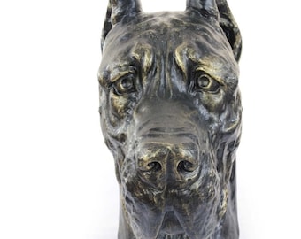 Urn for dog ashes - Great Dane statue. ArtDog Collection