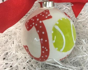 Tennis ornament
