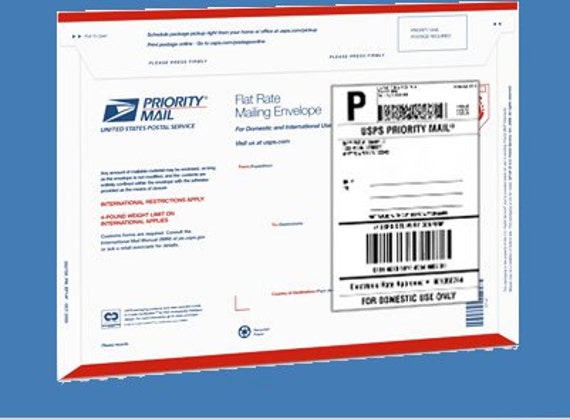 Priority Mail Shipping with RUSH Expedited Order Processing