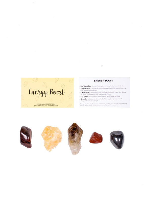 Energy Crystal Set / Crystals For Energy / Healing Crystal