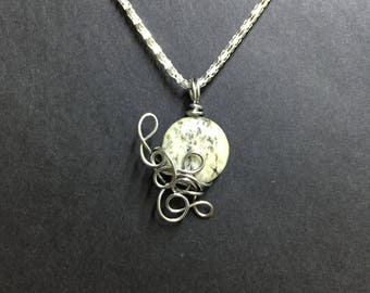 Wire Wrapped Stone Necklace