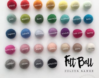 Felt Ball Garland, DIY Garland Kit, Choose Colours, DIY Gift Kids Bedroom Wall Hanging, Felt Ball Garland, Pom Pom 3m 5m
