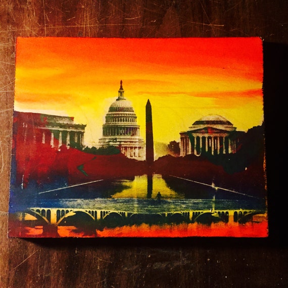 The Monuments at Sunset