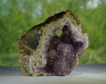 Brilliant Purple Amethyst / Amethyst Crystal / Amethyst Geode / Amethyst Display