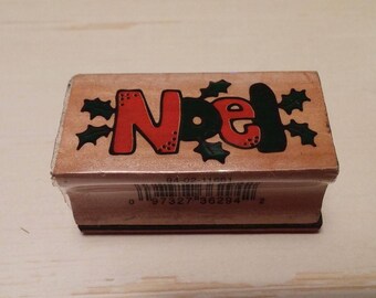 Retired Rubber Stamp - Noel