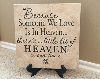 Remembrance Tile Gift Loss Of Father Mother Infant