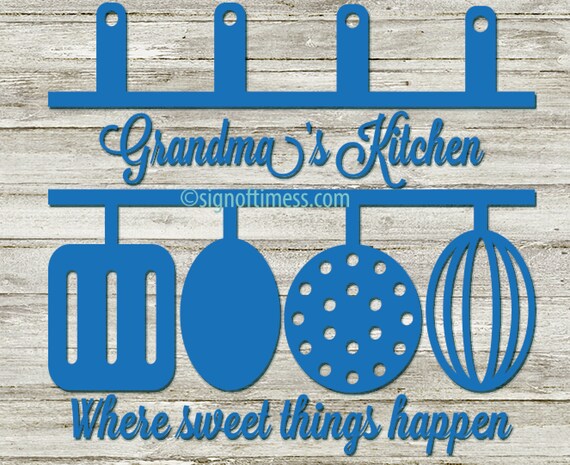 Download Kitchen SVG Grandma's Kitchen Mom's Kitchen Mommy