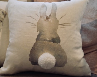 14” Cottontail Bunny Pillow Cover