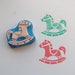 Rocking horse Rubber Stamp, horse stamp, wooden horse stamp, baby shower stamp, baby stamp, toy stamp, children stamp, kids stamp, handmade