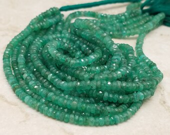 3 - 4mm , Zambian Emeralds Natural