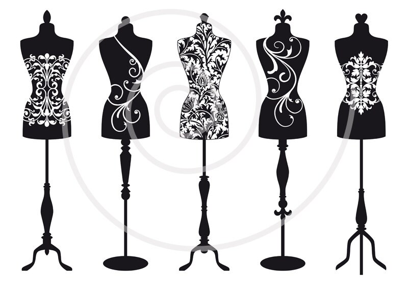 Vintage Mannequin Digital Clip Art Tailors Dummy Vintage Mannequin Digital Clip Art Tailors Dummy