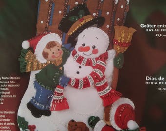 Christmas Stocking - Playdate - Bucilla