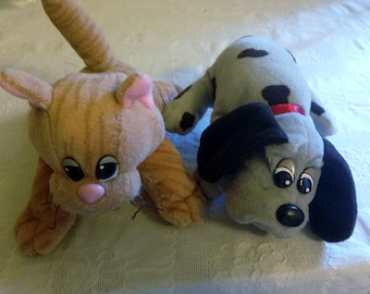 Vintage Pound Puppy and Pound Kitty