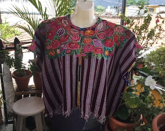 Vintage Guatemalan huipil from Patzun