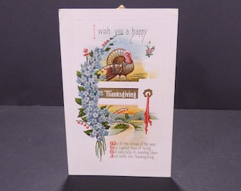 Vintage Thanksgiving postcard