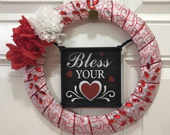 Valentine's Day Wreath