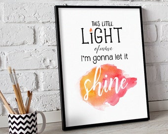 i m gonna let it shine i m gonna let it shine