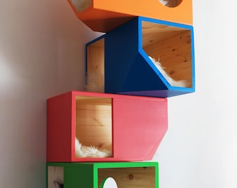 Colorful Catissa, Modular Cat House