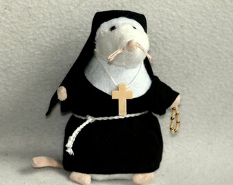 Sister Bernadette Catholic mouse