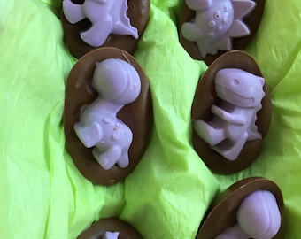 Chocolate dinosaur eggs