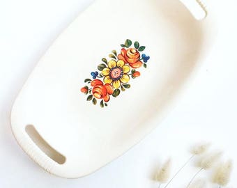Vintage Emsa West German melamine serving plate