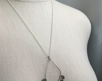 Labradorite Open Spaces Necklace Sterling Silver