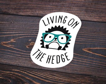 Pack of 8 Living On The Hedge Stickers