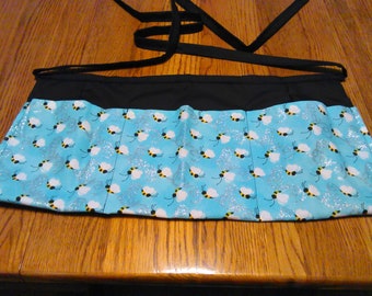 Waitress Apron Glitter Bumble Bees