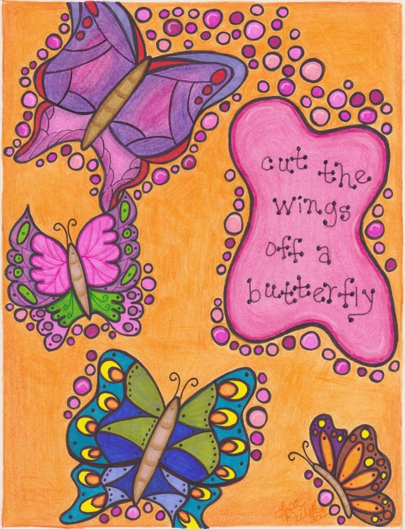 Dave Matthews Band Original ArtworkButterfly DMB Art Lyrics