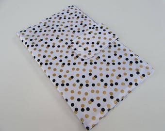 black and gold nappy bag