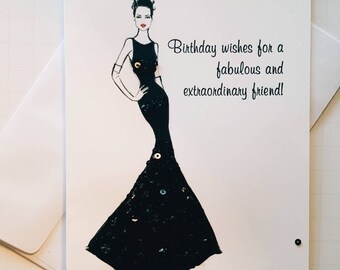 Diva birthday card | Etsy