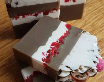 Heavenly Chocolate Cake Soap, Artisan Handmade CP Soap, Gift Soap, Cake Soap, Kids Soap, Dessert Soap, Lush Soap, Gift for Her, Novelty Soap