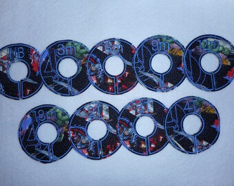 the avengers closet divider set