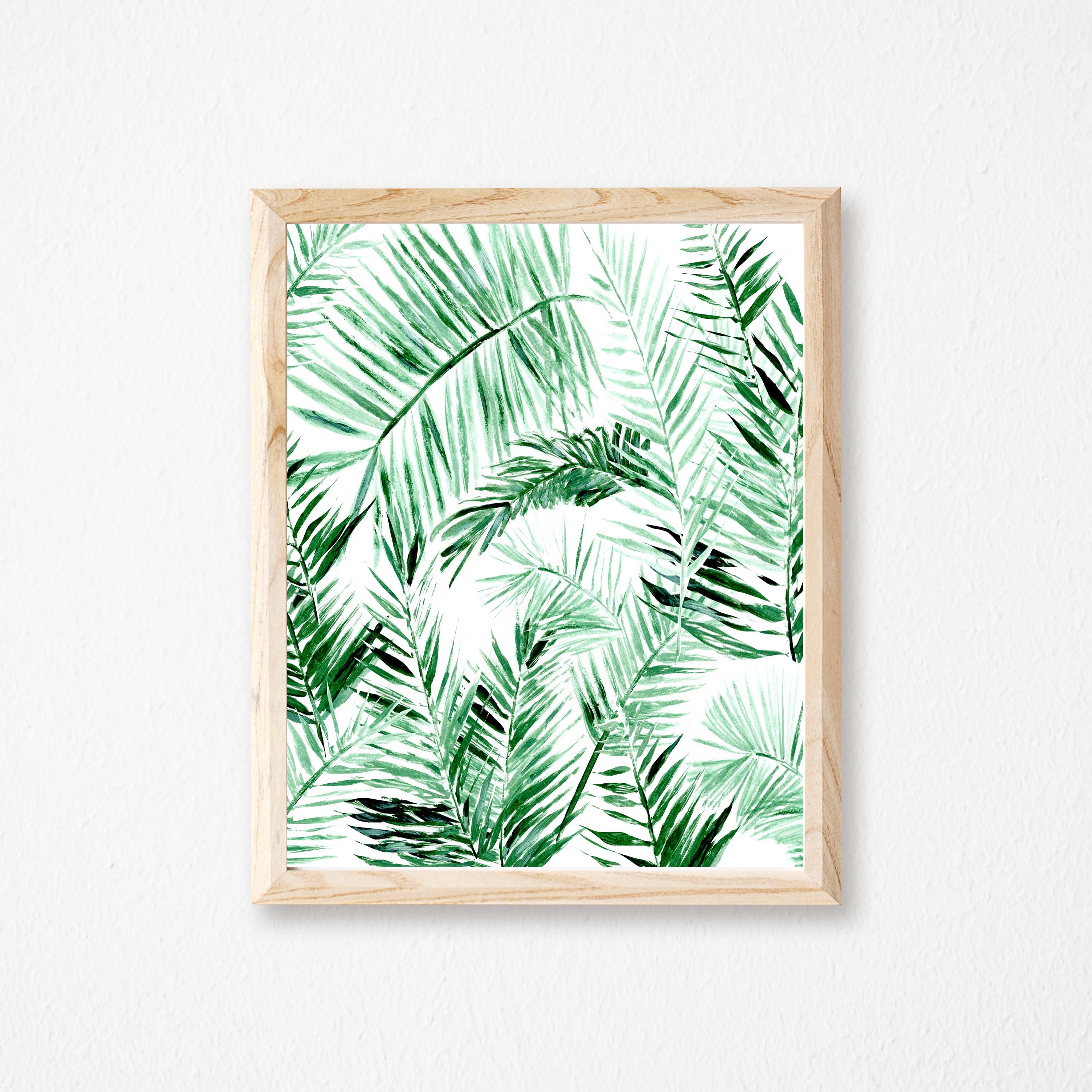 Palm Leaf Printable Art palm leaf print palm leaf printable