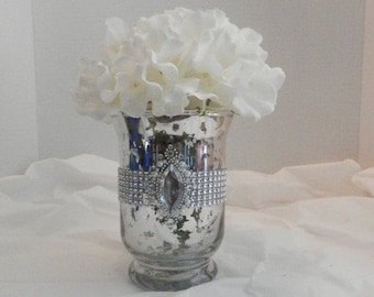Wedding centerpiece, Mercury glass vase, Wedding decoration, Mercury glass flower vase ,Wedding centerpiece, Wedding vase