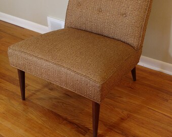 Mid Century Kroehler Slipper Chair