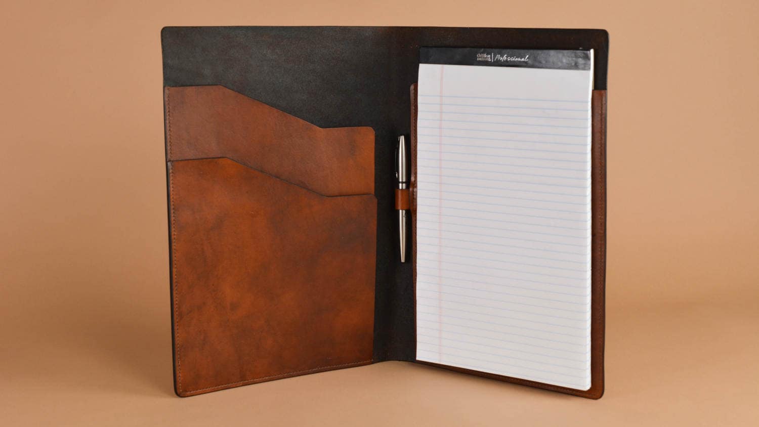 Leather Legal Pad Portfolio Letter Sized Legal Pad Folder Legal Pad