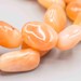 Carnelian Soft Orange/Pink 14-16x22-25mm 20 Beads on 15" Strand SKU-GM-103-C