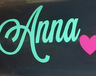 Vinyl Name Decal, Name Sticker, Monogram Sticker, monogram decal,vinyl monogram, bottle monogram, name decal, name sticker, vinyl name decal