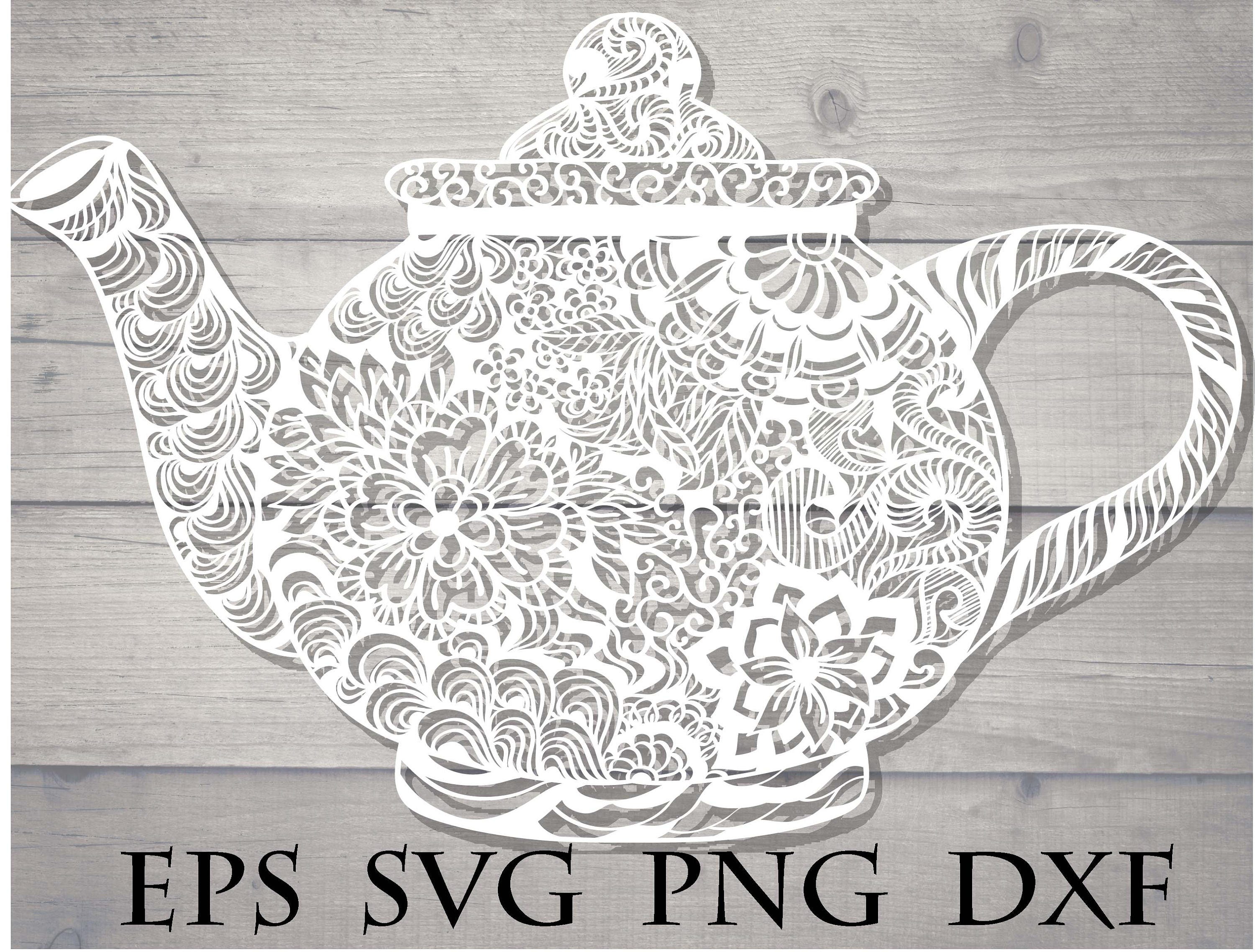 Download Teapot mandala svg / teapot zentangle svg / intricate svg ...