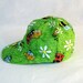 Baseball Hat -Bugs 2 - green - cotton
