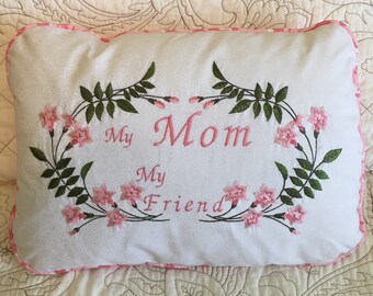 dog mom pillow