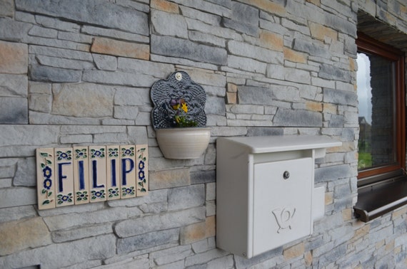Hand-Made Ceramic Name Plates Tiles Hand-Made Ceramic Name Plates Tiles