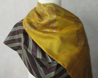 African and Indian silk scarf